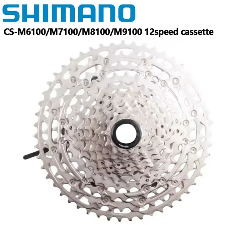 Bicycle Cassette Shimano XT M8200 M8100 SLX M7100 DEORE M6100 XTR M9100 12-speed For MTB