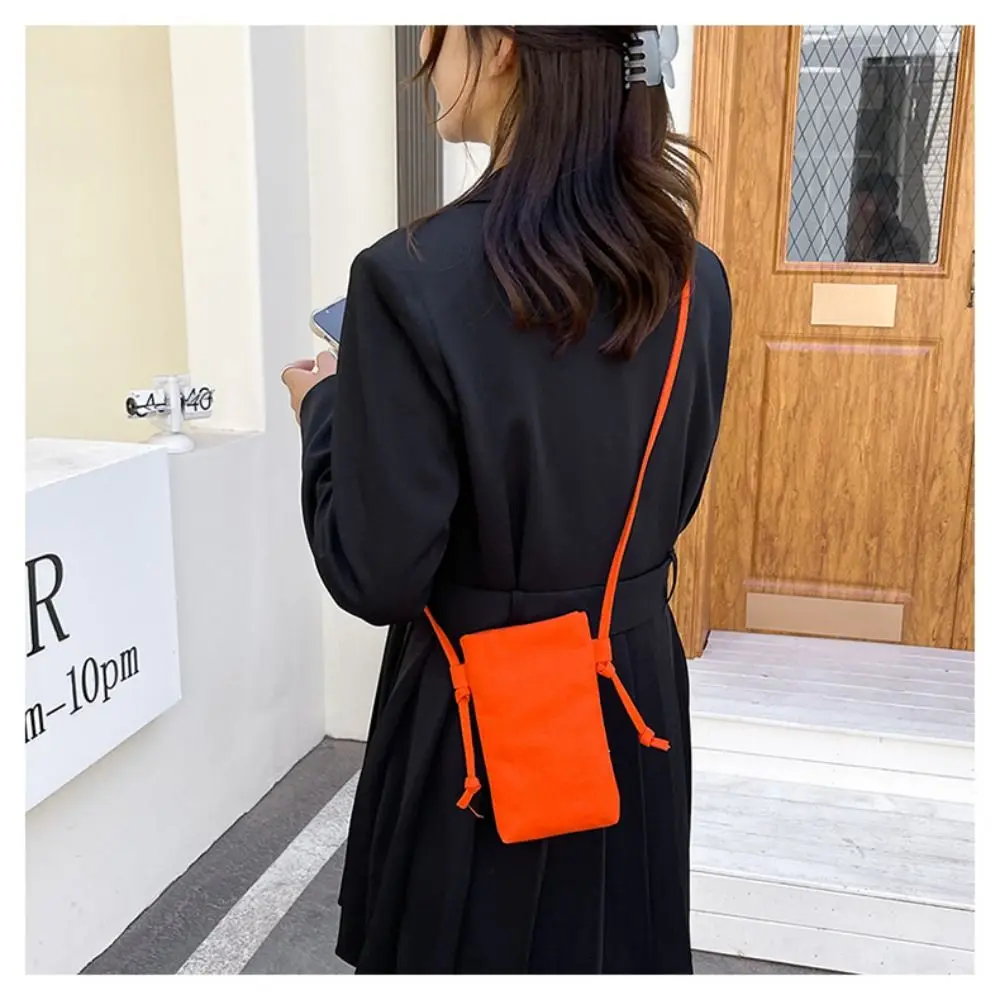 Neue Mode Handy tasche Damen Umhängetasche All-Match Mini kleine Umhängetasche hängenden Hals Geldbörse vertikale Handtasche – Detail 3