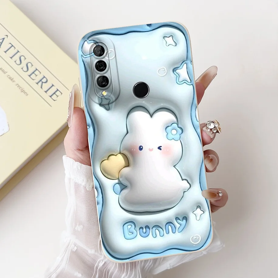 Cute Panda Rabbit Soft Silicone Phone Case for Huawei P30 Lite Nova 4e - Stylish and Protective Cover