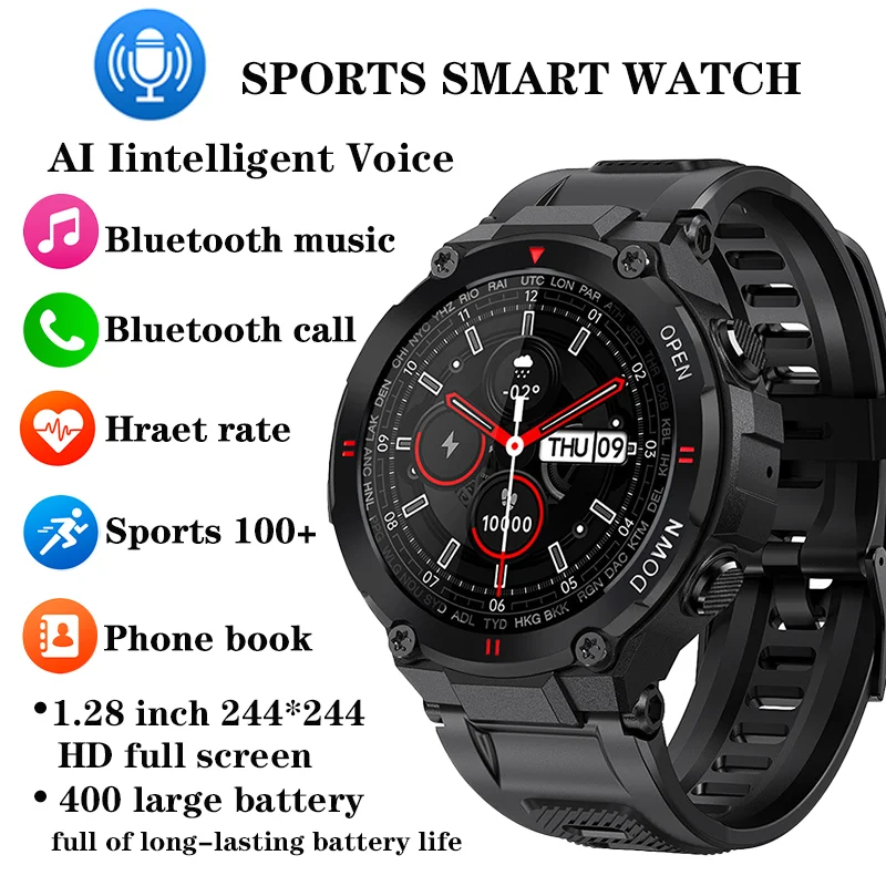

Outdoor for Xiaomi Smart Watch Men Bluetooth Call Heart Rate Monitoring Multi-sports Mode Waterproof Fitness Smart Watches Women