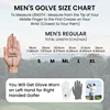 Golf Gloves Men Right Handed Golfer Mens Glove RainGrip Hot Wet Weather Value 1 Pack,All Weather in S M M/L L XL 6