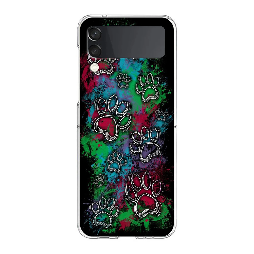 Dog Paw Print Cute Transparent Shockproof Phone Case