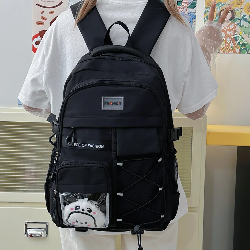 Children School Bags for Teenage Boys Girls Lightweight Junior High School Backpacks Kids Students Schoolbag Large Grade 3-9