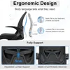Drafting Chair Tall Office Chair with Flip-up Armrests Executive Ergonomic Computer Standing Desk Chair with Lumbar Suppor 4