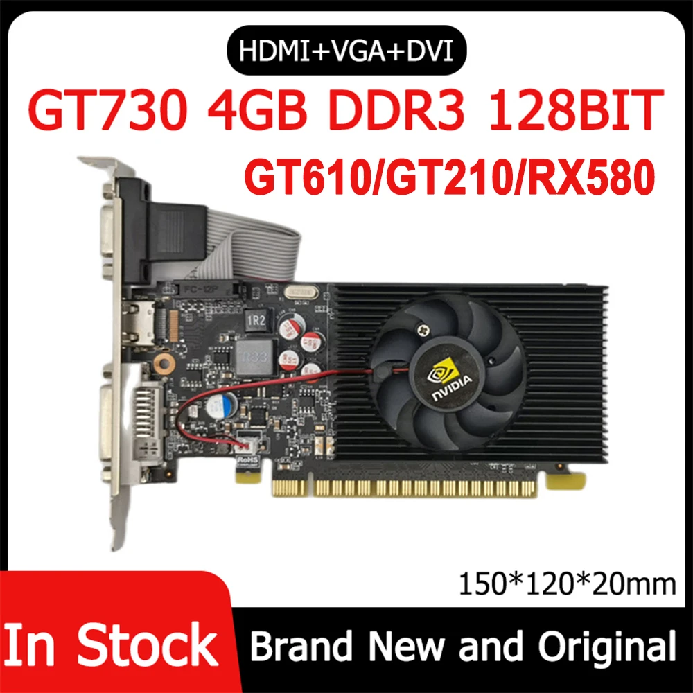 4ギガバイトDDR3デスクトップpcグラフィックスカードPCI express2.0 16Xコンピュータグラフィックスカードhdmi対応