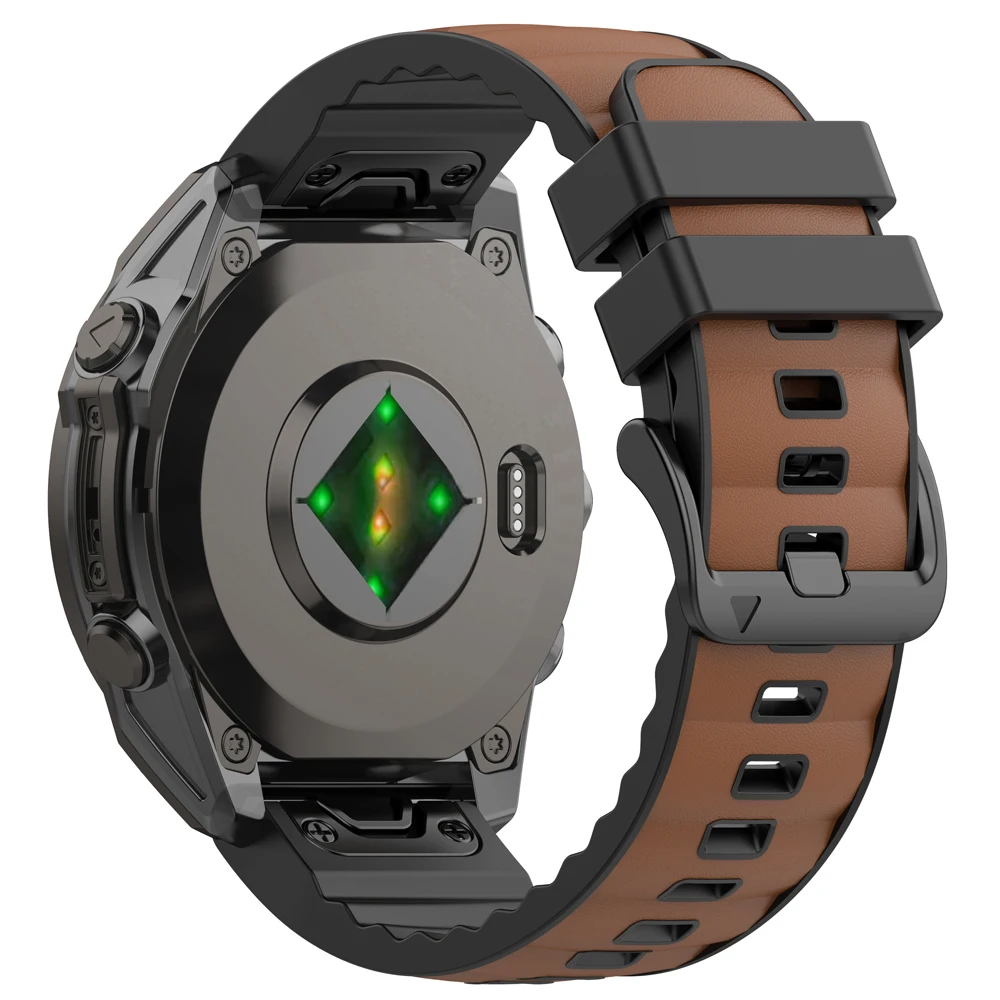 Premium Silicone Leather Quickfit Strap Bracelet