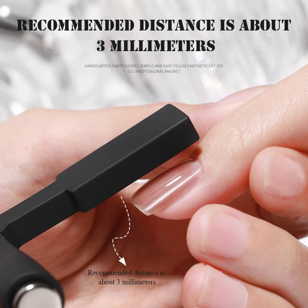 네일 아트 자석 스틱, 네일 젤 라인 스트립용, 다기능 자석 보드, 네일 도구, 편리한 십자형 자석 스틱, 5 in 1