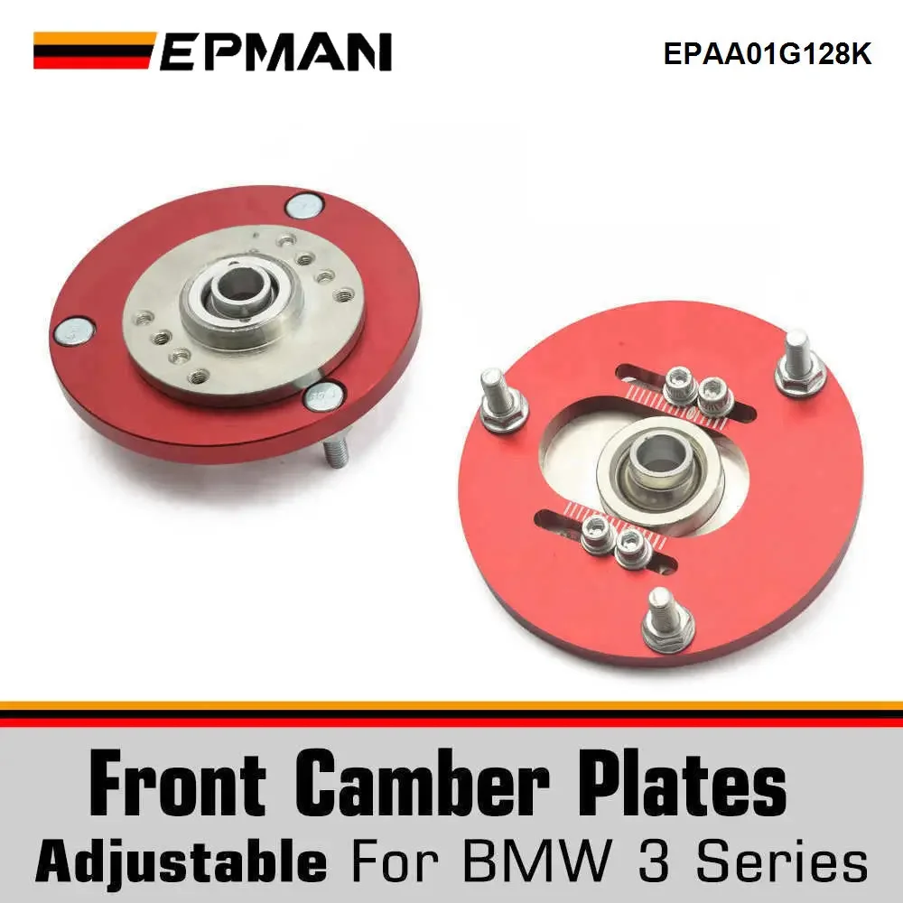 

EPMAN Front Camber Plate Upper Mount For BMW E46 3 Series E36 E30 E36 E46 Z3 Coilover Kit Suspension Top Mounts EPAA01G128K