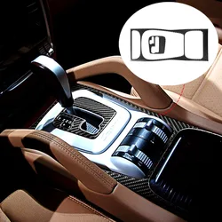 Gear Panel Stickers For Porsche Cayenne 2003 2004 2005 2006 2007 2008 2009 2010 Carbon Fiber Car Interior Decoration Accessories