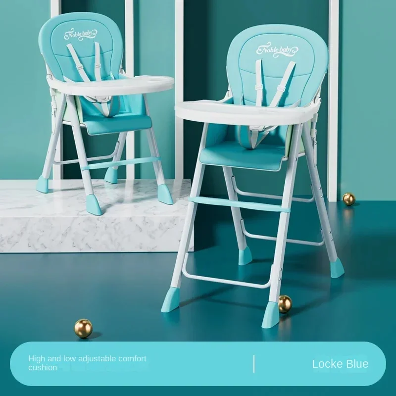 135 Foldable Baby High Chair Multi-Functional Dining Chair for Home Hotel and Restaurant Use Portable Feeding Seat