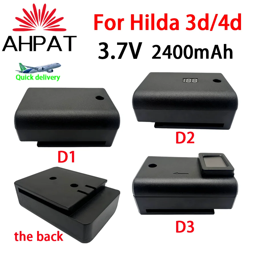 AHPAT Rechargeable lithium battery suitable for 12/16 line laser level instruments 3D/4D laser level instruments