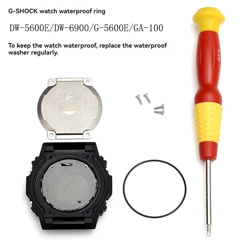 Universal Watch Back Cover Waterproof Sealing Ring with Tool