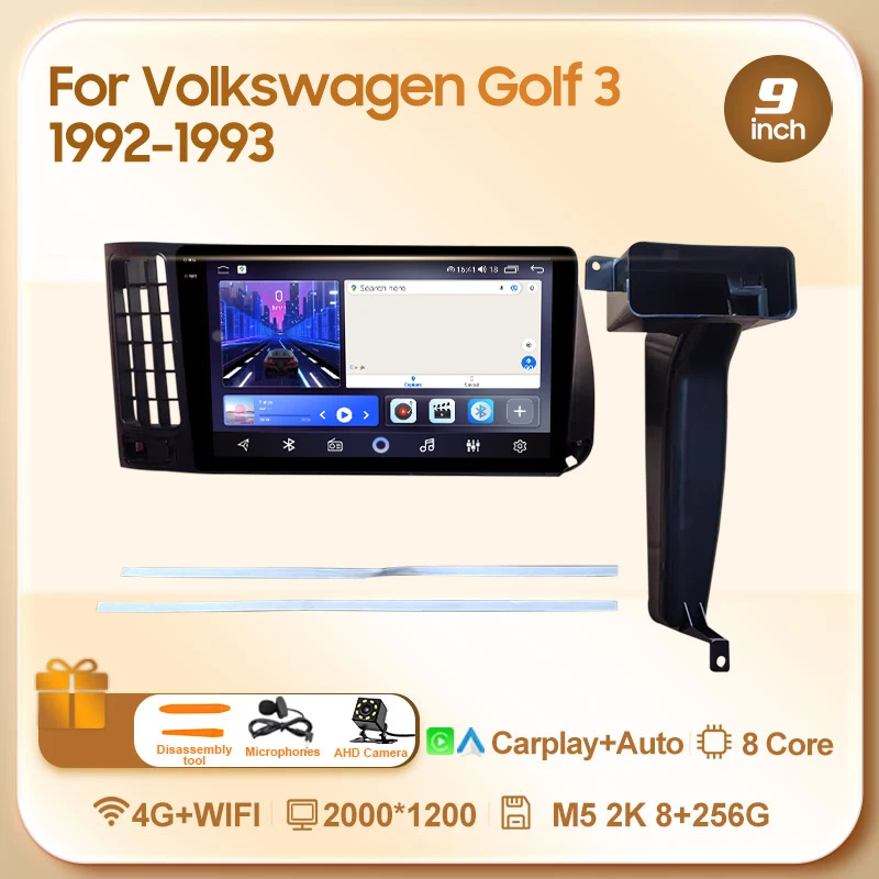 レザー】 DSP Carplay Android 11.0 🎮 カーDVDプレーヤー GPSナビ 2