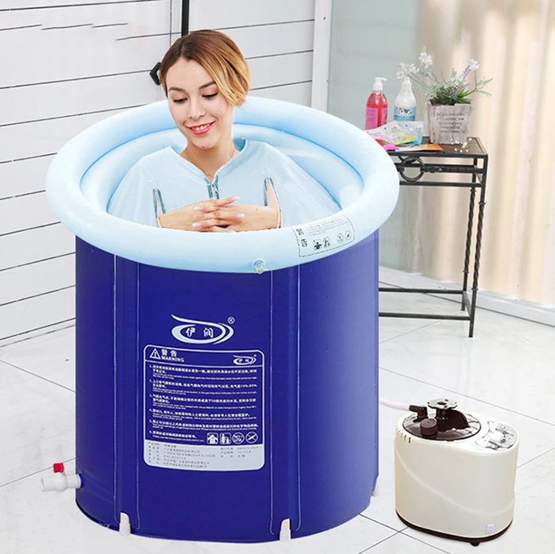 

Sweat Steaming Bathing Barrel Adult Household Folding Child Bathing Bathtub Thickening Banheira Dobravel Adulta Bathtub KC50YP