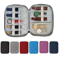 Sac de bracelet de montre pour Apple Watch, boîte de rangement de bracelet de montre intelligente de voyage, boîte de rangement de montres, organisateur de support de bracelet 6