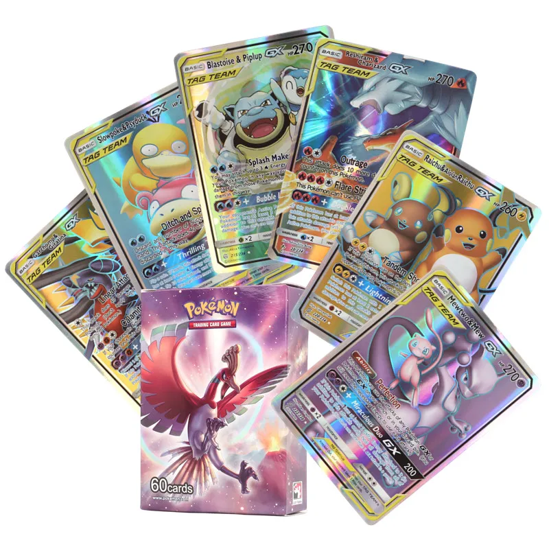 thumbnail image 1 of English Card 1996 Year Shining Charizard Pikachu Mewtwo trade Card Kids Toy, 1 of 5
