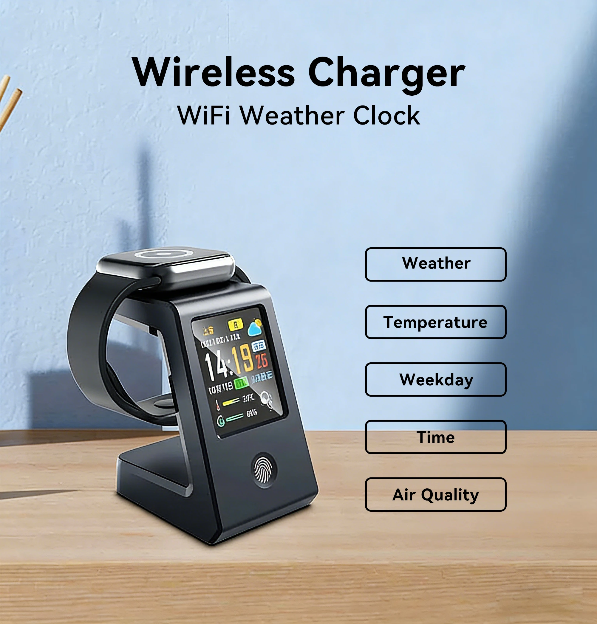 Smart WiFi weather clock 3