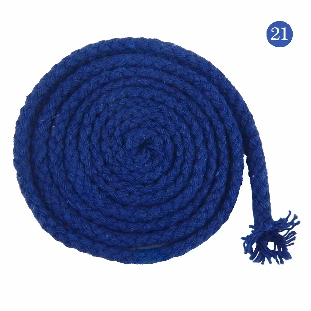 Premium Cotton Twisted Rope for Sewing & Crafting - 10M 5/7mm, Ideal for Bag Straps & Home Decor