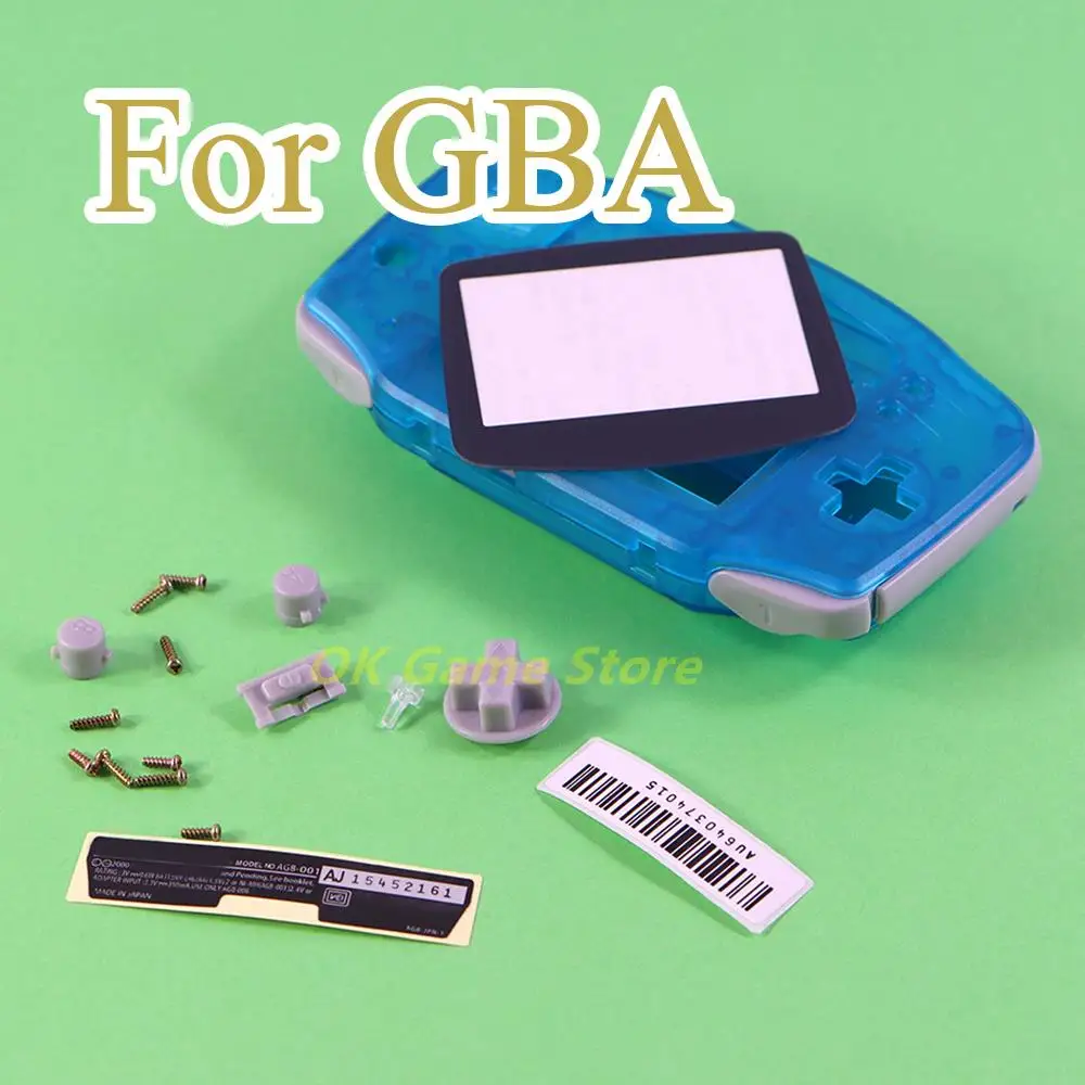 1Set Per Game Boy Advance Gba Set Completo Custodia Speciale Custodia Shell Con Bottoni Adesivo Vite Glow In The Dark