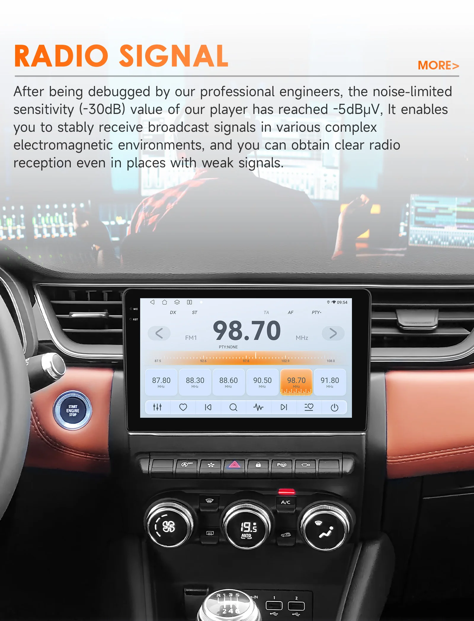 von Snapdragon 6115 Carplay Android 14 Autoradio für Renault Clio 5 2019 2020 2021 Autoradio Multimedia-Player GPS 360 Cam-Bildschirm – Detail 20