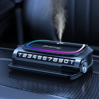 Solar car mounted aromatherapy perfume for cars High grade parking sign Men's decorations Atmosphere light Car mounted automatic 2