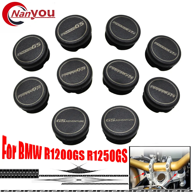 

For BMW R1200GS R1250GS LC R1250 GS Adventure ADV R1200GSA 2014-2022 Front Shock Frame Hole Cover Caps Plug Decorative Frame Cap