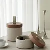 Light Luxury Bruto Storage Box Storage Box Home High-Grade Leather Jewellery Box Living Room Bedroom Cosmetic Storage Jar 1