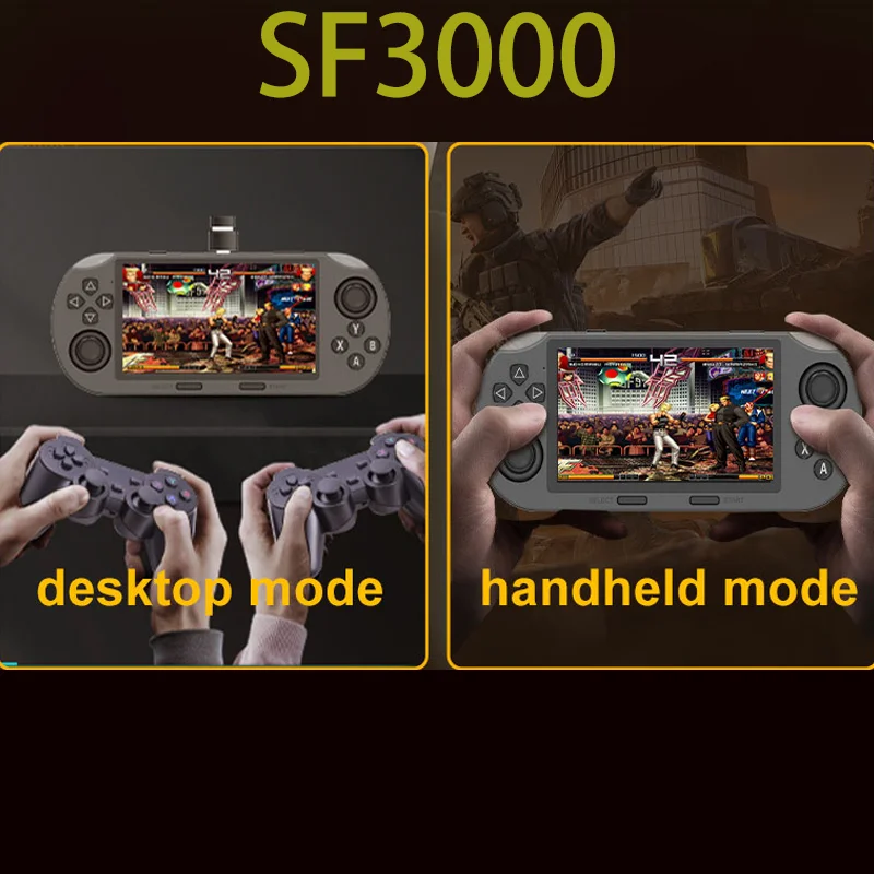 Sf3000 SF3000 Portable Retro Gaming Console Linux System 4.5-inch 854*480 IPS ...