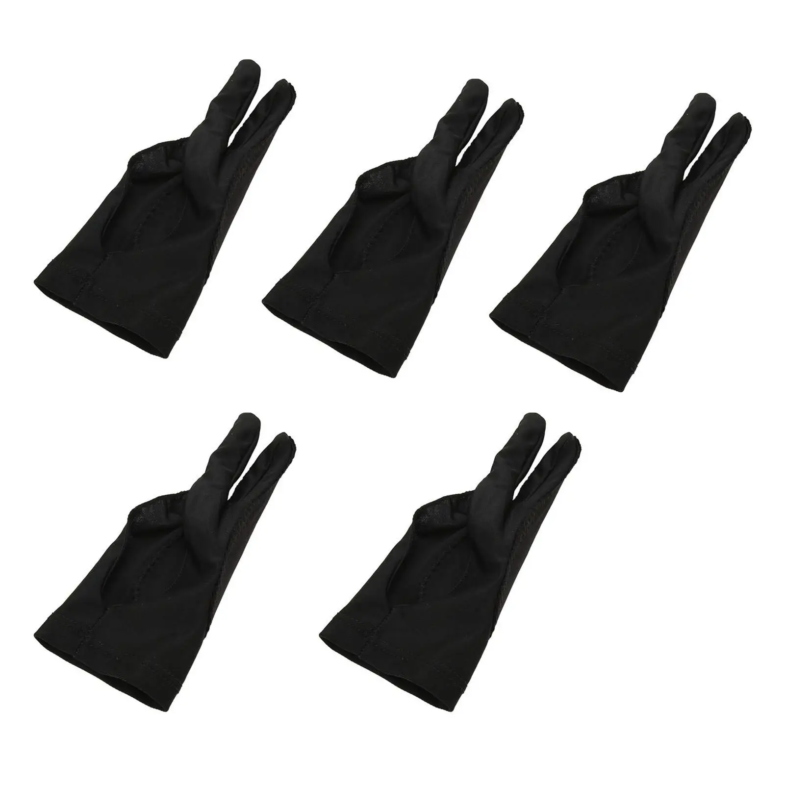 왼손 및 오른손용 아티스트 드로잉 장갑, 손바닥 거부, 부드러운 슬라이딩, 오염 방지, 블랙 색상