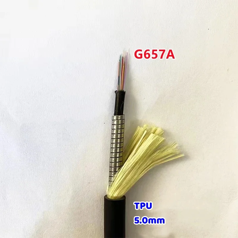 MPO 아머 광섬유 패치 코드, 12C TPU 싱글 모드 B 타입, 드럼 12 코어 SM 방수 야외 FTTH, 100m, 50m, 60m, 80m, 90m