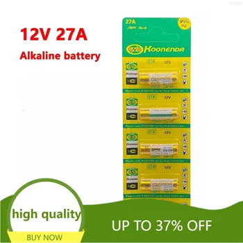 Batteria Alcalina a Secco 12V 27A per Campanello, Walkman, Allarme Auto, Telecomando A27 27A G27A MN27 MS27 GP27 V27GA ALK27A A27BP