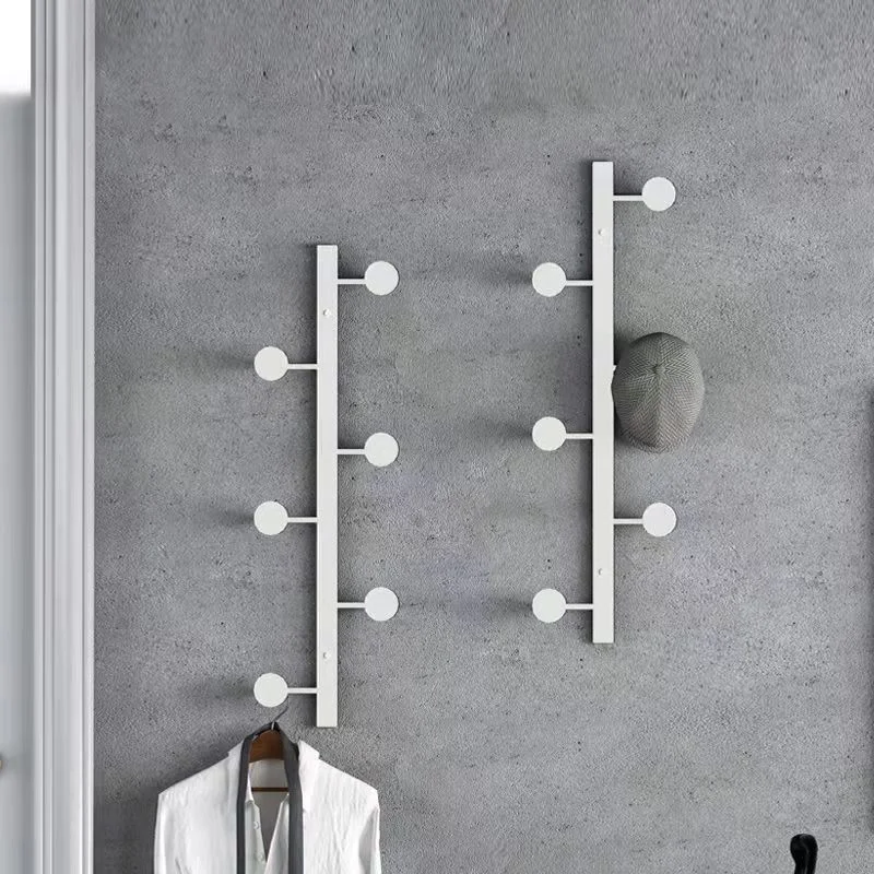 Houten sleutelhouder met 7 haken, decoratieve sleutelhaken voor aan de Houten sleutelhouder met 7 haken, decoratieve sleutelhaken voor aan de