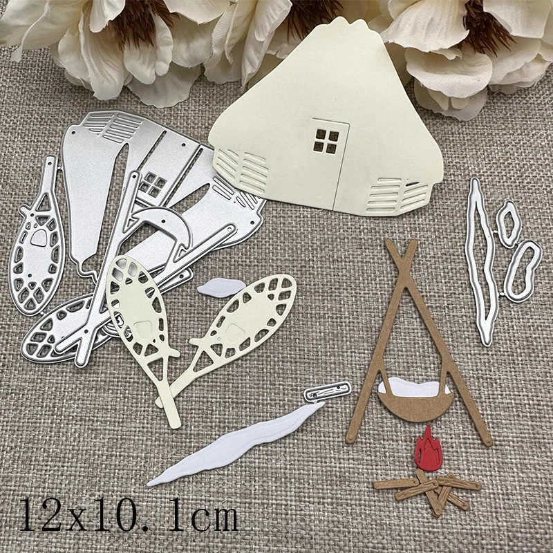 Weihnachts- und Winterdekorationen Metall-Stanzformen Schablonen für DIY Scrapbooking Album Papierkarten Prägung