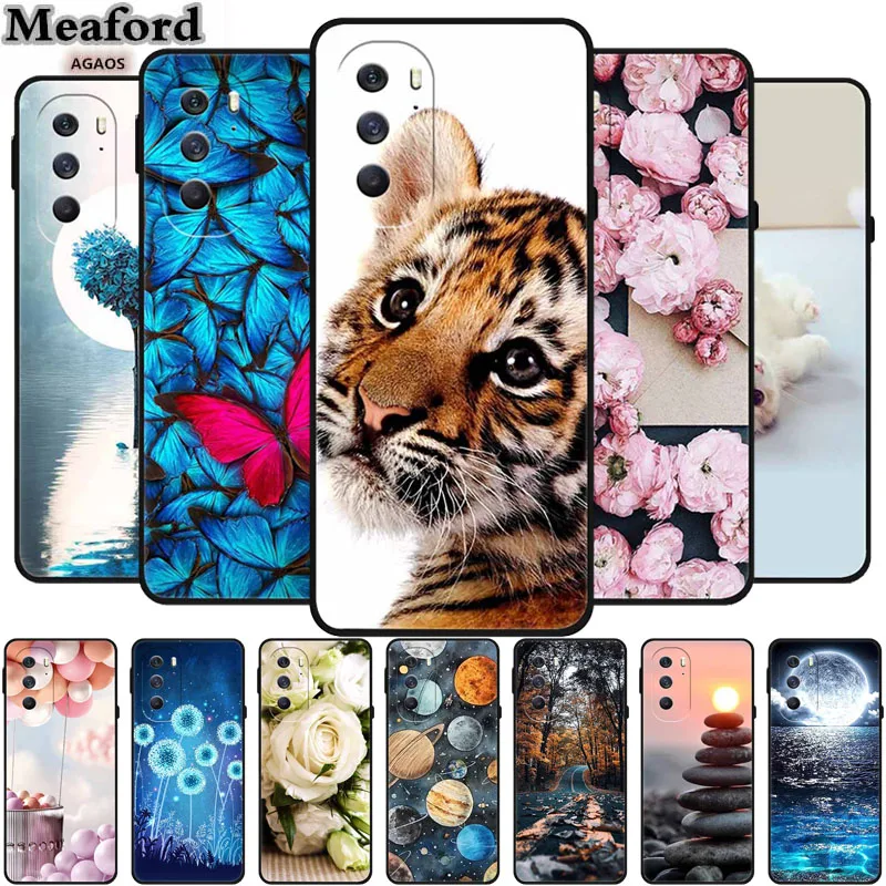Floral TPU Silicone Phone Cover - Stylish and Durable Protective Case