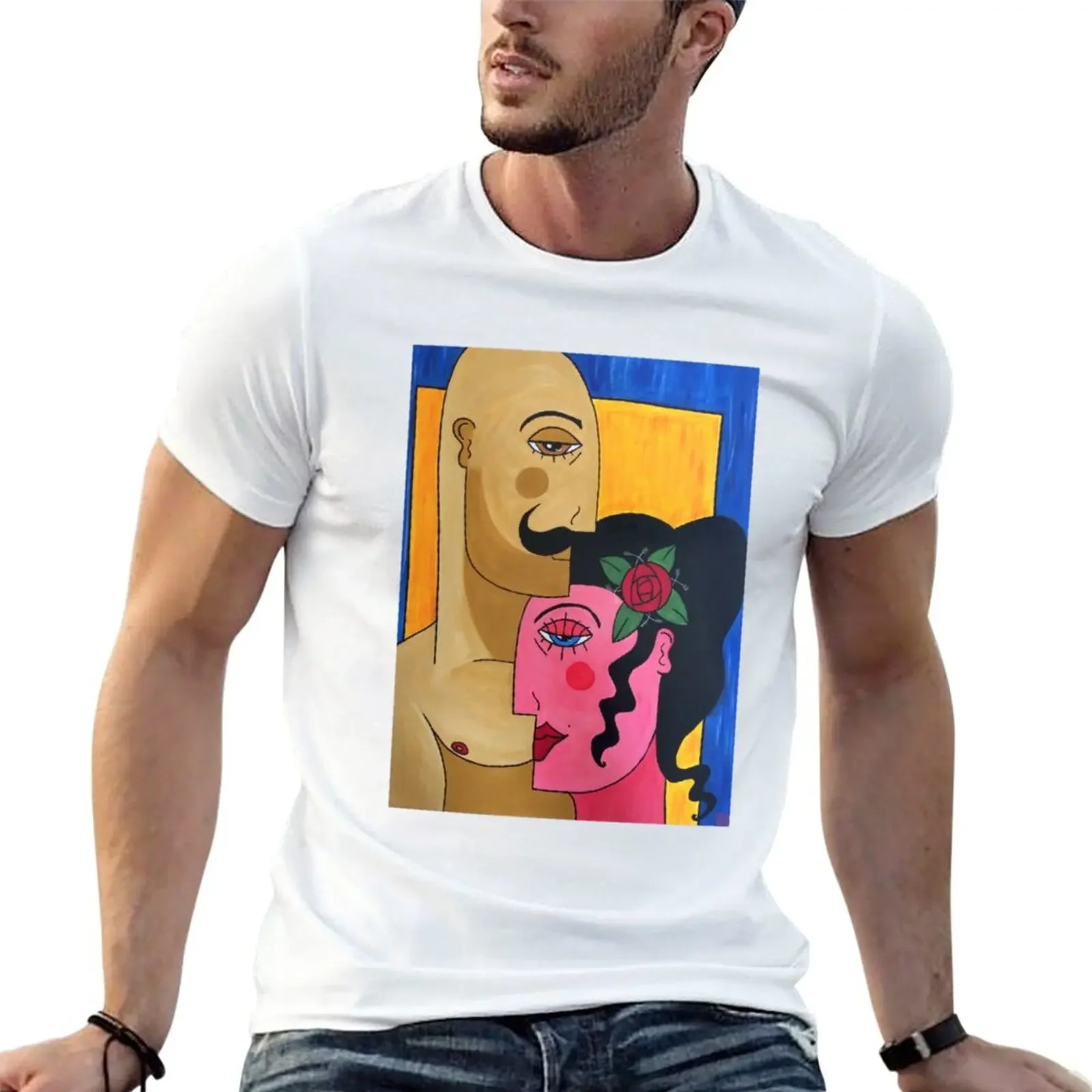 

Los lovers T-Shirt vintage anime for a boy black t-shirts for men