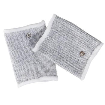 전기 요법 가이드 EMS 펄스 마사지기, 통기성 섬유 전극 마사지, 충격 라인 장갑, 손목 발목 무릎 마사지