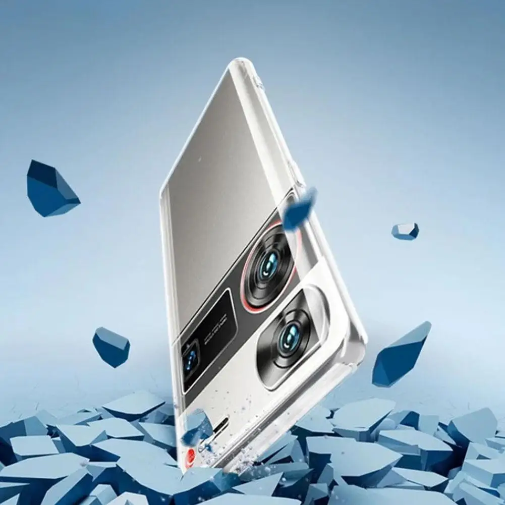 Per Nubia Z60 Cover Trasparente Antiurto In Tpu Ultra Trasparente Per Zte Nubia Z60 Ultra Couqe Funda K0E3