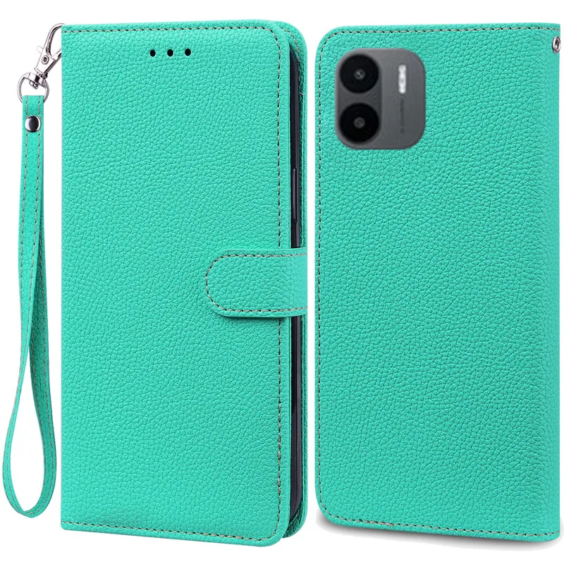 Leather Flip Wallet Phone Case - Elegant Book Style Cover, Durable Protection, Sleek Design