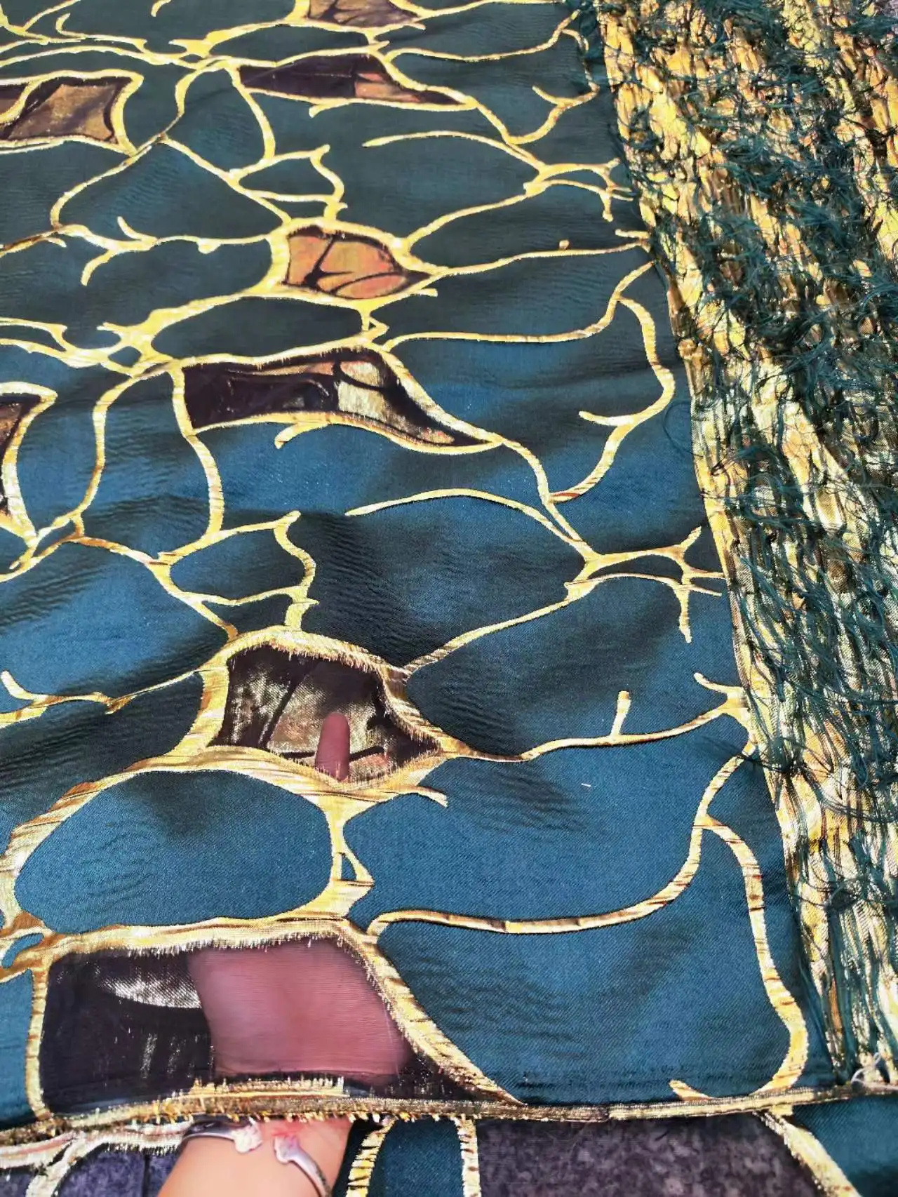 

Новая африканская жаккардовая кружевная ткань с перьями 2023, французская нигерийская кружевная ткань из органзы для свадебного платья LJK2337B