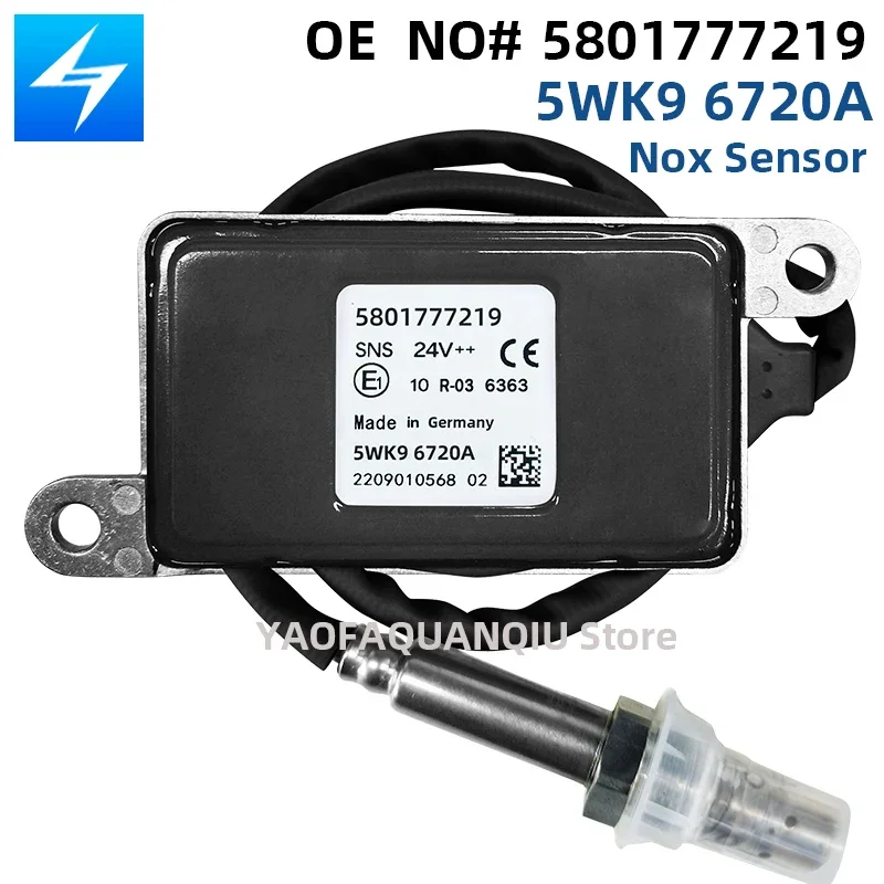 

5801777219 5WK96720A Nitrogen Oxide Nox Sensor for IVECO Trucks Buses Diesel Exhaust Gas Detection