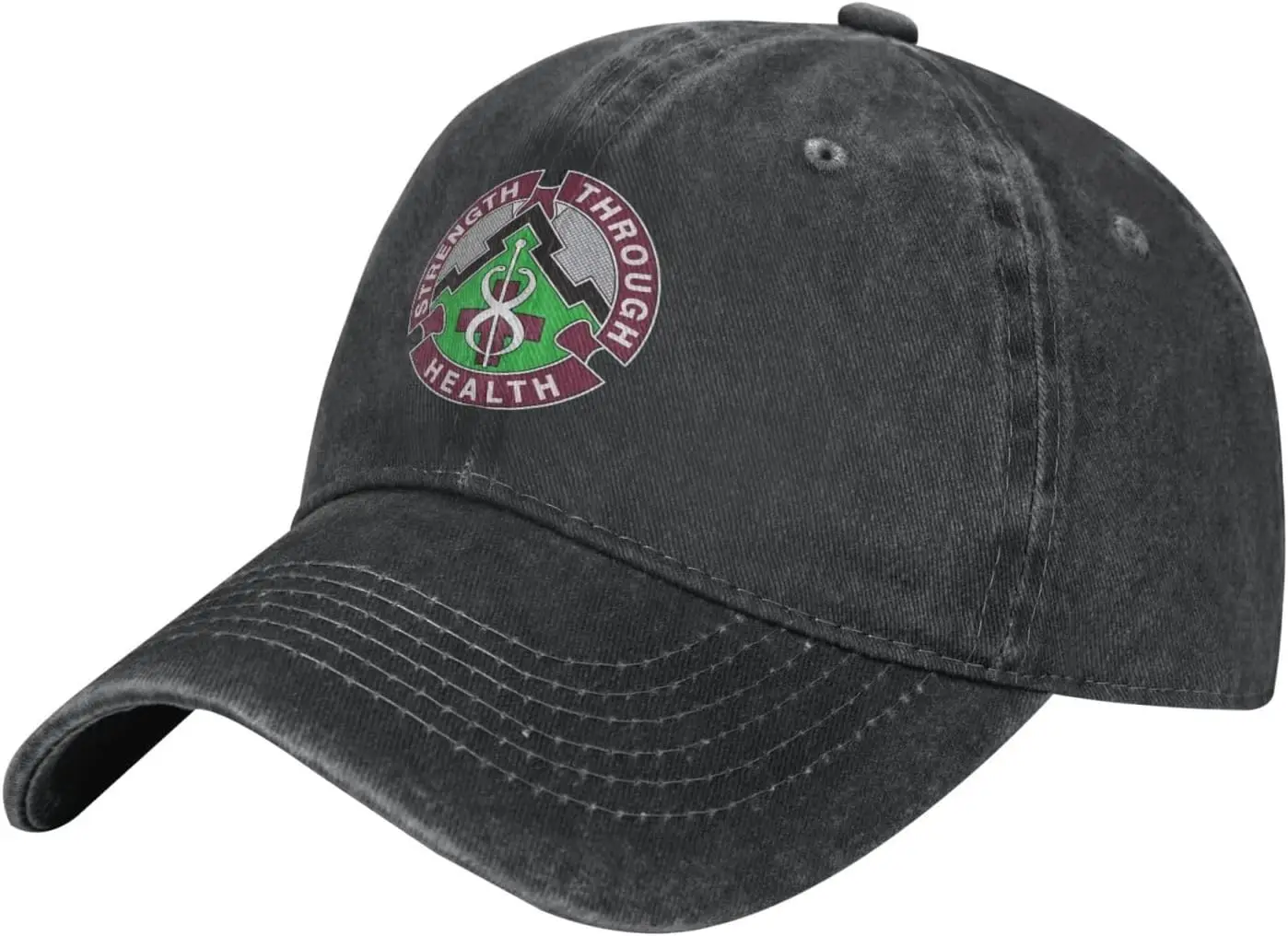 

US Army 8th Medical Brigade DUI Trucker Hat-Baseball Cap Washed Cotton Dad Hats Navy Military Caps