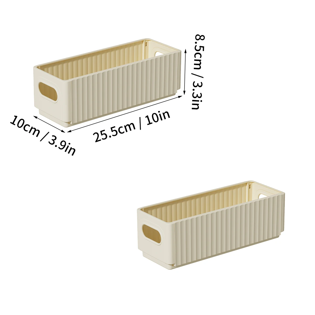 Beige S 2pcs