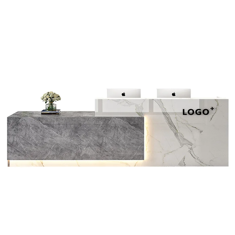 Salon Beauty Reception Desks Luxury Cashier Decor Unique Reception Desks Modern Display Recepci&oacute;n Negocio Commercial Furniture