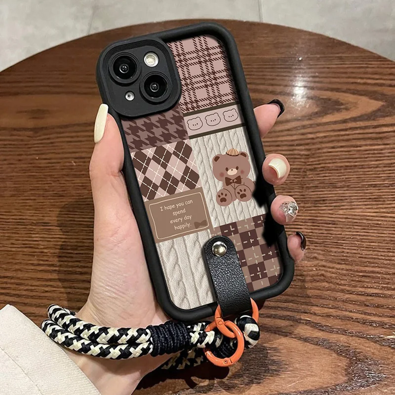 المعصم سلسلة قضية الهاتف ل Xiaomi 14T 13T 12T 11T...