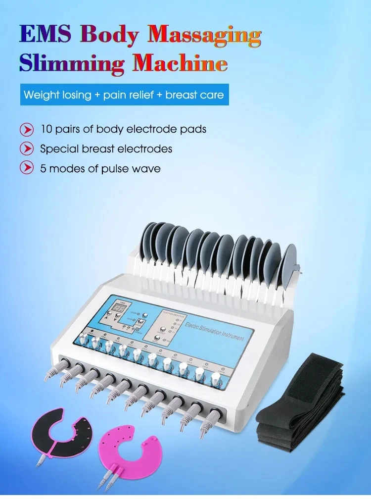 Microcurrent EMS Electric Pad Muscle Stimulator Machine