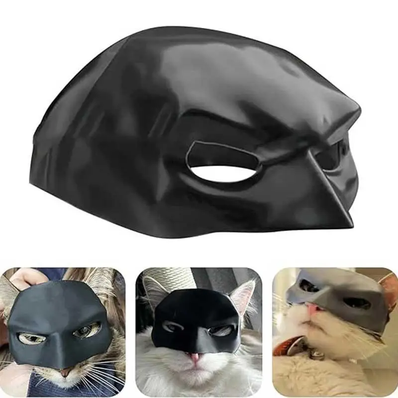 Halloween Fledermaus-Katzenmaske, Atmungsaktive Avengers-Style Katzen-Dekorationsmaske, Gewagter Look Party-Katzenkostüm, 1 Stück – Detail 8