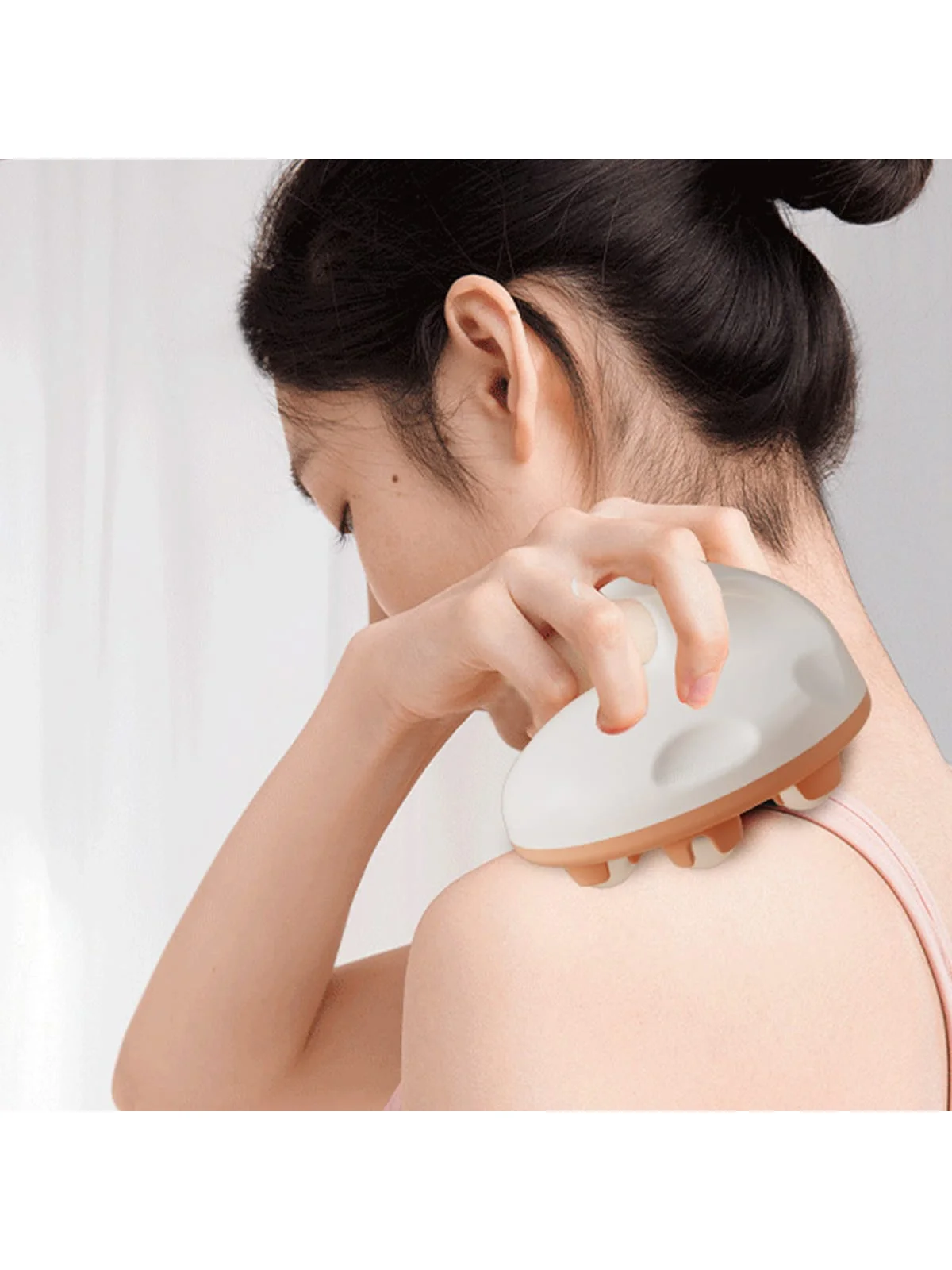 1 Stück Sieben-Kugel-Massageroller, vielseitig einsetzbarer Muskelentspanner für Bauch, Arme, Schultern, Taille, Oberschenkel, tragbares ergonomisches Massagegerät – Detail 2