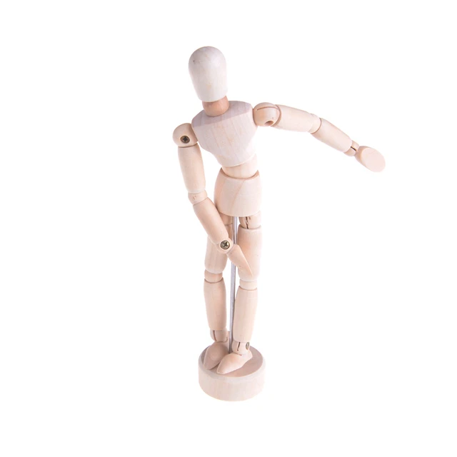 Artist Wooden Manikin Mannequin Sketch Sculpting Lay Figure Drawing Model  Jointed Doll Movable Limbs Body Toys G03 Drop ship - AliExpress