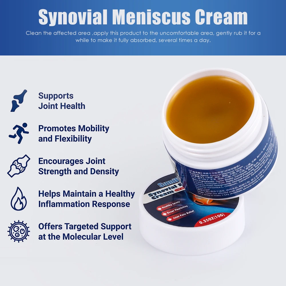 Pain Relief Cream Knee Pain Relief Cream 1/2/3Pcs Sumifun Knee Pain Relief Cream Treat Synovitis Synovial Meniscus Care Ointment Leg Arthritis Orthopedic Ache Plaster