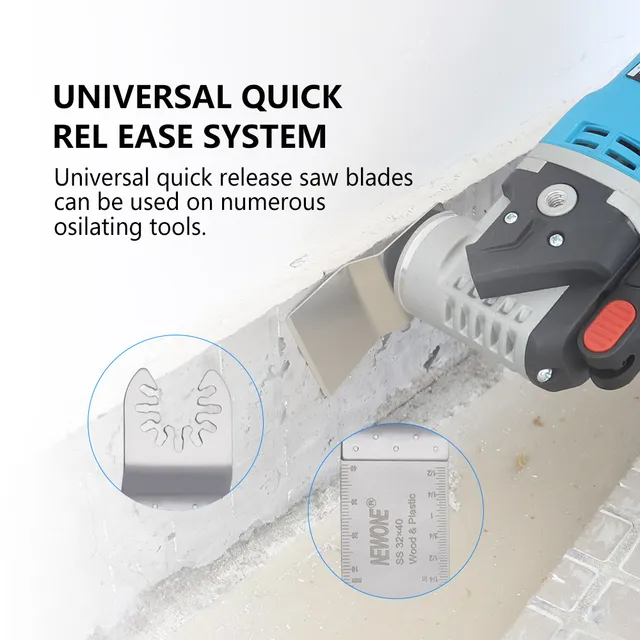 EZARC 3Pc Diamond Oscillating Blade Flush Cutting Oscillating Multi